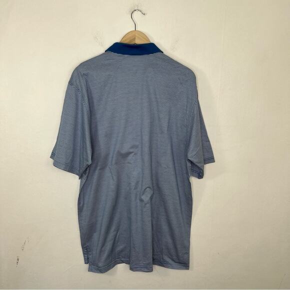 Lot of 2 Peter Millar Polo Performance Striped Golf Shirts Size Large - Picture 8 of 12